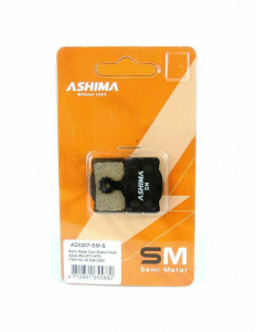 Placute frana Ashima AD0207, semi-metalice, compatibile Magura MT2/4/6/8, AM