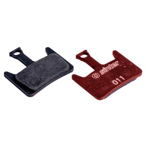 Plăcuțe Frână Sinter Hayes, Organic, MTB Standard, Roșu, Set