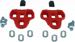 Placute Roto (77.00) ptr.pantofi SPD,compatibile, New Look Keo Model, 9grade, rosii