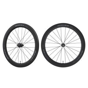 ROTI SHIMANO WH-RS9270-C60-TL, FATA & SPATE, 24H/24H, 12 VIT., OLD 100/142MM, AX E-THRU 12MM, JANTA CLINCHER, CU BANDA TUBELESS, CU GEANTA, PT. ROTOR CENTER LOCK