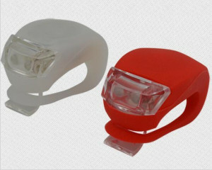 Sclipitor set Eastpower EBSL-002, silikon, rosu si alb, 2 leduri, baterii (2xCR2032 incluse)