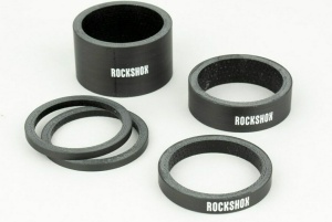 Set distanțiere RockShox pentru headset, UD Carbon, logo alb lucios