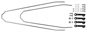 Set f. mudguards SKS Velo 42 Urban black, especially f. Suntour susp.forks