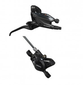 Set frana complet asamblata Shimano ST-EF505(8R), 8 vit., BR-MT200