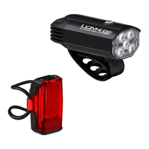 Set Lezyne FUSION DRIVE 500+ / KTV DRIV Pro+ Set incl. Straps