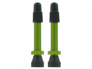 Set valve presta tubeless Var Tools din aluminiu 35 mm verde 2 buc