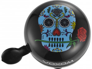 Sonerie bicicleta Voxom KL22 Skull Black