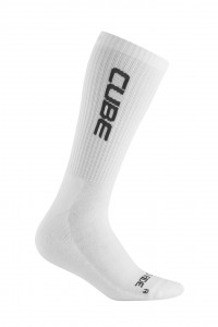Sosete Cube Socks After Race High Cut Logo Alb/Negru