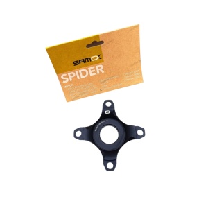 Spider pentru E-Bike, motor Shimano E7000/E8000, BCD104mm, Chain Line 50mm, negru anodizat, AM
