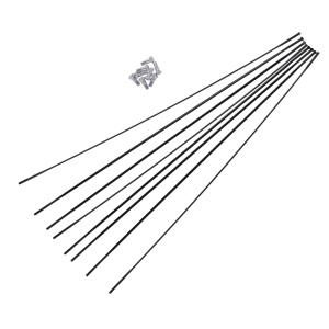 Spita Kit DT Swiss Prc 1100 Dic 25Y DB My 20, Fata + Spate, Negru