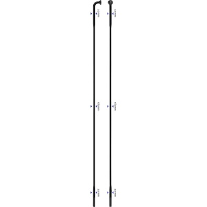 Spita Sapim D-Light, 2.0-1.65-2.0x296mm, Neagra