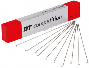 Spite DT Swiss 2.0x1.8x2.0x268mm 100 pcs., silver, Compet., w/o nipple