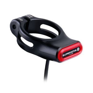 Supernova TL3 MINI SEATPOST CLAMP Rear Light, Seatpost Mount, 6V - 27,2 mm