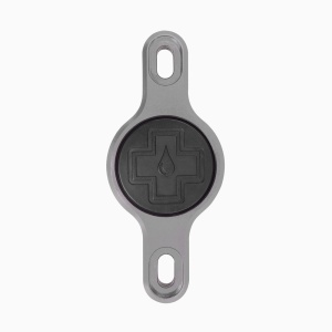 Suport Apple AirTag pentru cadru MUC-OFF Secure Tag Holder V2, Argintiu