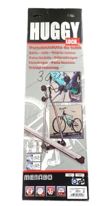 Suport auto Menabo Huggy, otel, montare plafon, pentru transportat bicicleta, cu inchidere, max15kg