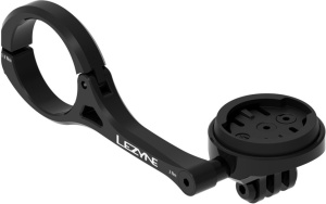 Suport GPS față cu adaptor GoPro Lezyne, negru