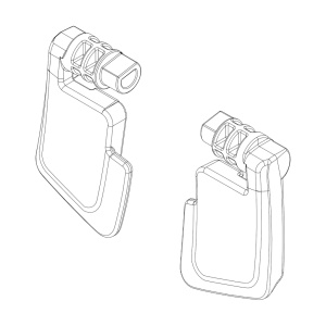 Suport Picioare Stanga + Dreapta Thule Ridealong Lite, Negru