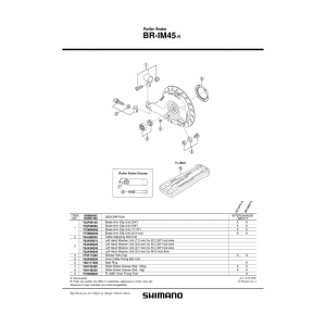 Surub Shimano Pentru Reglare Cablu BR-IM45-R