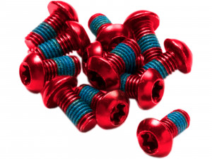 Suruburi disc frana REVERSE DISC ROTOR BOLTS red 12 buc
