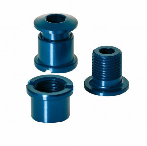 Suruburi prindere foi angrenaj XLC 5buc/set blue