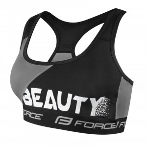 Sutien sport Force Beauty negru/gri