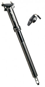 Tija sa DT Swiss D232 aluminium, black, 27.2mm, 400mm