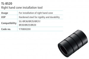 TL-8S20 scula pentru instalarea conului dreapta Shimano
