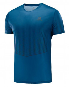 Tricou alergare salomon Sense Tee poseidon/night sky barbati