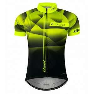 Tricou Force Best maneci scurte fluo/negru