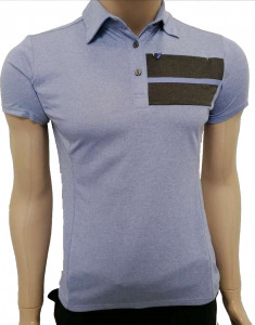 Tricou polo Shimano transit short sleeve ladies purple impression