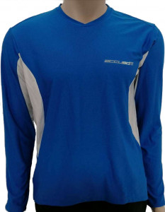 Tricou Shimano mtb maneca lunga blue