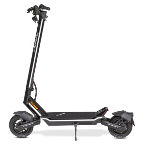 Trotinetă electrică MS Energy Flare, motor 600 W, autonomie 60 km, suspensie față + spate, roți 10 inch, negru