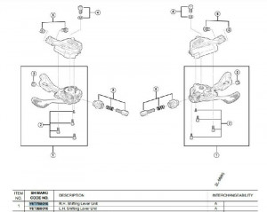 Unitate de schimbare viteze dreapta Shimano SL-M980-I