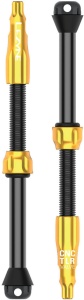 Valvă tubeless Presta CNC Pro Lezyne, 80 mm, Galben