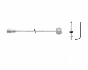 XLC brake inner cable for drum brake 2,250mm, ? 1.5mm, incl. 2 nipples