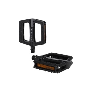 XLC Flat Pedal PD-M30 black, incl. reflector