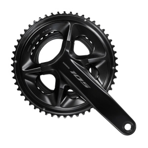 Angrenaj pedalier Shimano 105 FC-R7100, 52-36T, 172.5 mm, 12 viteze, Hollowtech II, negru