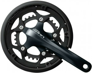 Angrenaj pedalier Shimano Sora FC-R3000, Dublu, Brat 170mm, 2-Buc Fc, pt.9V pe spate, 50x34T, cu CG, fara butuc pedalier