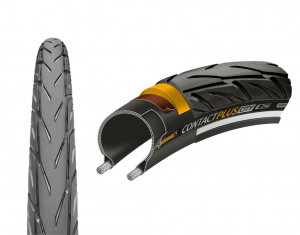 Anvelopa Continental Contact Plus City wire 27.5x2.20" 55-584 black/black reflex