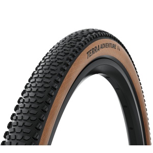 Anvelopa pliabila CONTINENTAL Terra Adventure, 28x2.00", 50-622, TLR, Negru/Maro