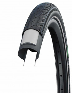Anvelopa Schwalbe Road Cruiser Plus HS484 28X1.75\'47-622BLK-R.TSKIN PG GREEN ACTIV