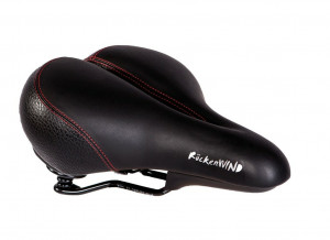 Bequemsattel P&P Rückenwind 802 black/red, uni, 265 x 210mm, 700g