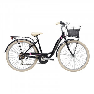 Bicicleta Adriatica Panda 26 Lady 6V neagra mat