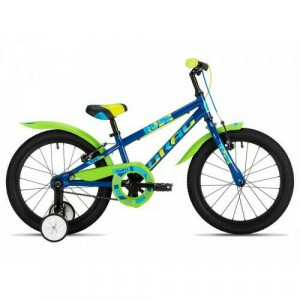 Bicicleta copii Drag 14 Rush - albastru verde