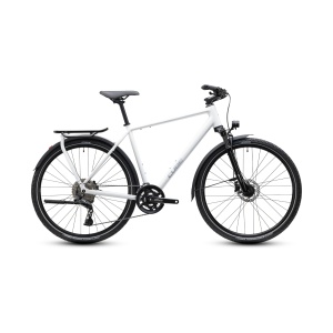 Bicicleta Cube Kathmandu, PRO, Metallicwhite Chrome 2027 - 28"