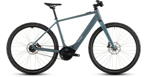 Bicicleta Electrică Cube EDITOR HYBRID SLT 400X, Smaragdgrey PRISM, 2026 - 28"