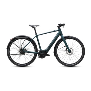 Bicicleta Electrica Cube Editor, Hybrid SLX 400X Fe, Glitterteal Black 2027 - 28"