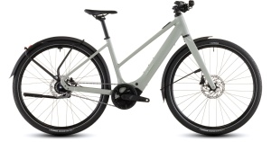 Bicicleta Electrica Cube EDITOR HYBRID SLX 400X FE TRAPEZE, Reedbeige CHROME, 2026 - 28"