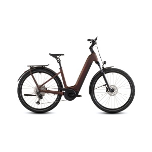 Bicicleta Electrica Cube KATHMANDU HYBRID PRO 800 EASY ENTRY, Sunglow CHROME, 2026 – 28"