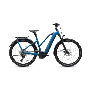 Bicicleta Electrica Cube Kathmandu, Hybrid SLX 800 Trapeze, Nebula Prizm 2027 - 28"